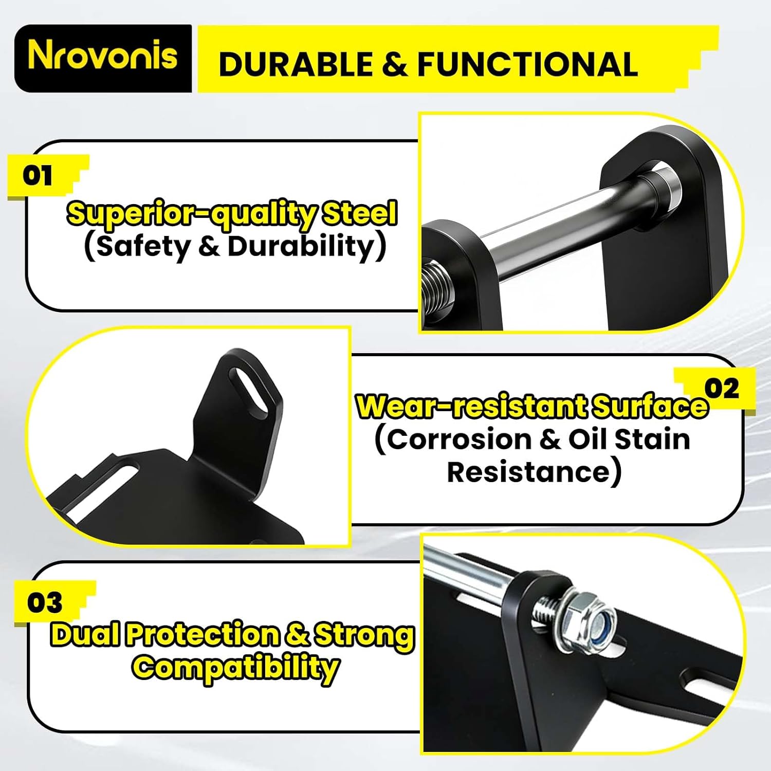 LS Swap Motor Mounts Compatible with 1973-1998 Square Body / OBS Chevy GMC Truck SUV 2WD 4WD C10 C/K Series 1500 Adjustable Conversion Engine Bracket
