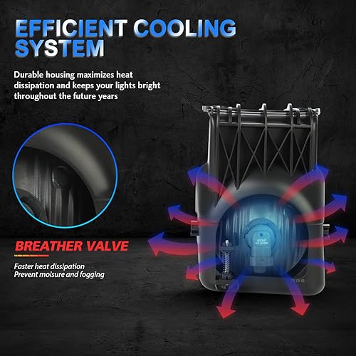 Miniatura 7 de Lámparas antiniebla para 2003 2004 2005 2006 GMC Sierra 1500 2500 3500 reemplazo de lámparas antiniebla con arnés de cableado e interruptor H10 12V