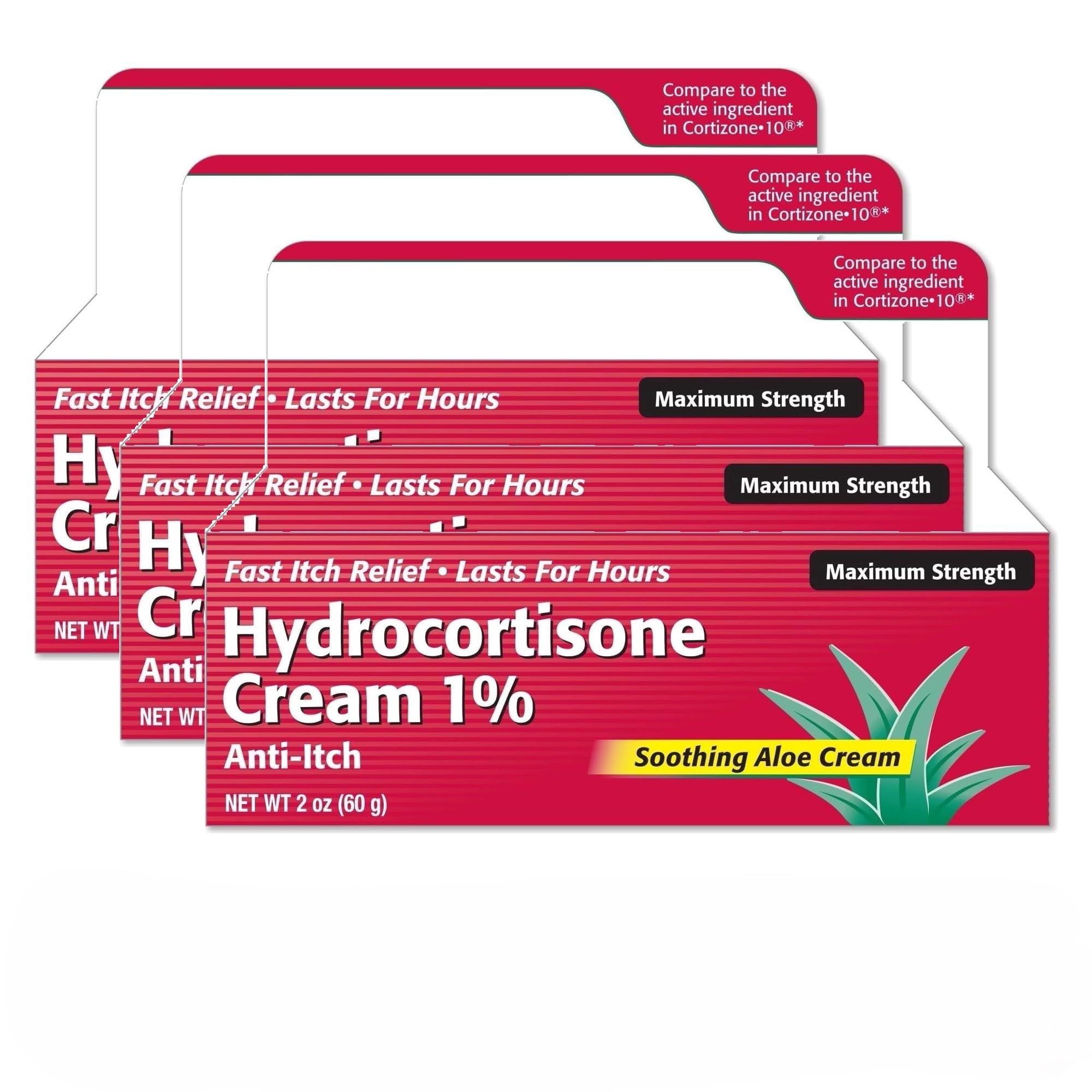 Hydrocortisone Cream 1% with Soothing Aloe
