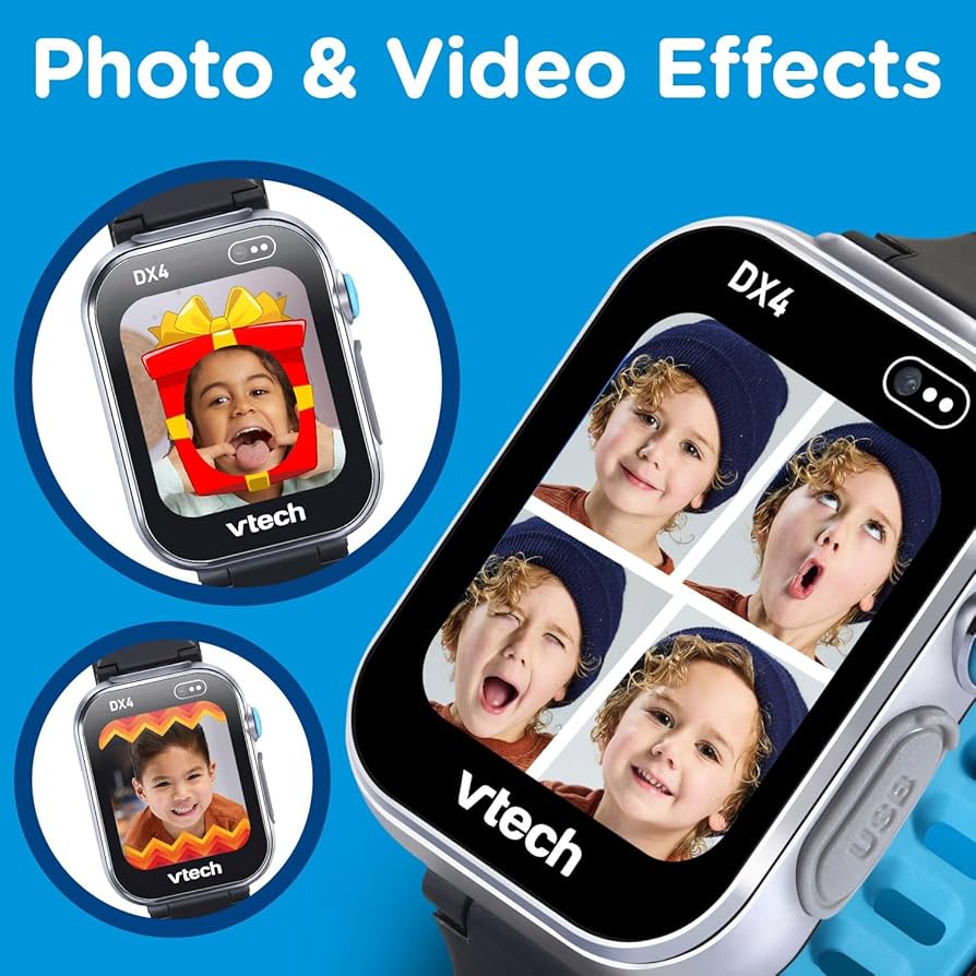 Amazon.com: VTech KidiZoom Smartwatch DX4, Black : Toys & Games