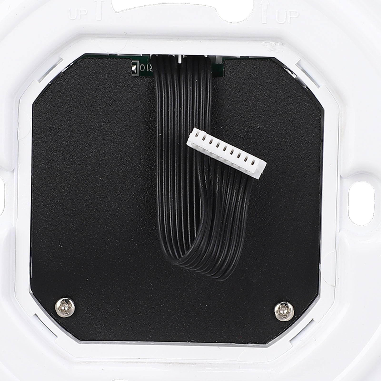 Jeffergarden Termostato WiFi, Termoregolatore LCD Retroilluminato Sottile, Impostazioni Personalizzabili per Sistemi di Riscaldamento Domestico, Richiede Cavo C per l'installazione (WHITE)