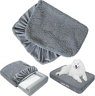 Soft Plush Waterproof Replacement Cover, 36x27, Grey