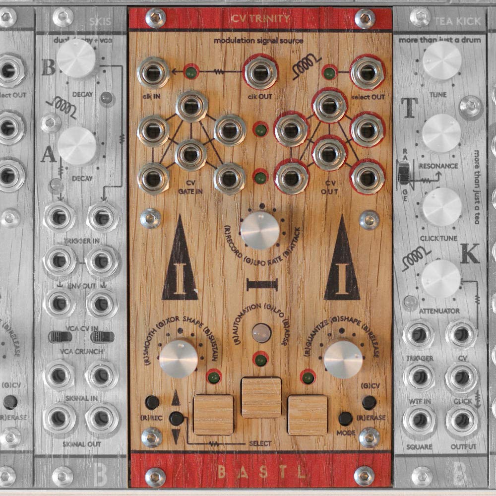 鍵盤楽器 BASTL CV TRINITY Bastl CV Trinity Eurorack Module – Hex Modulation Signal Superhero