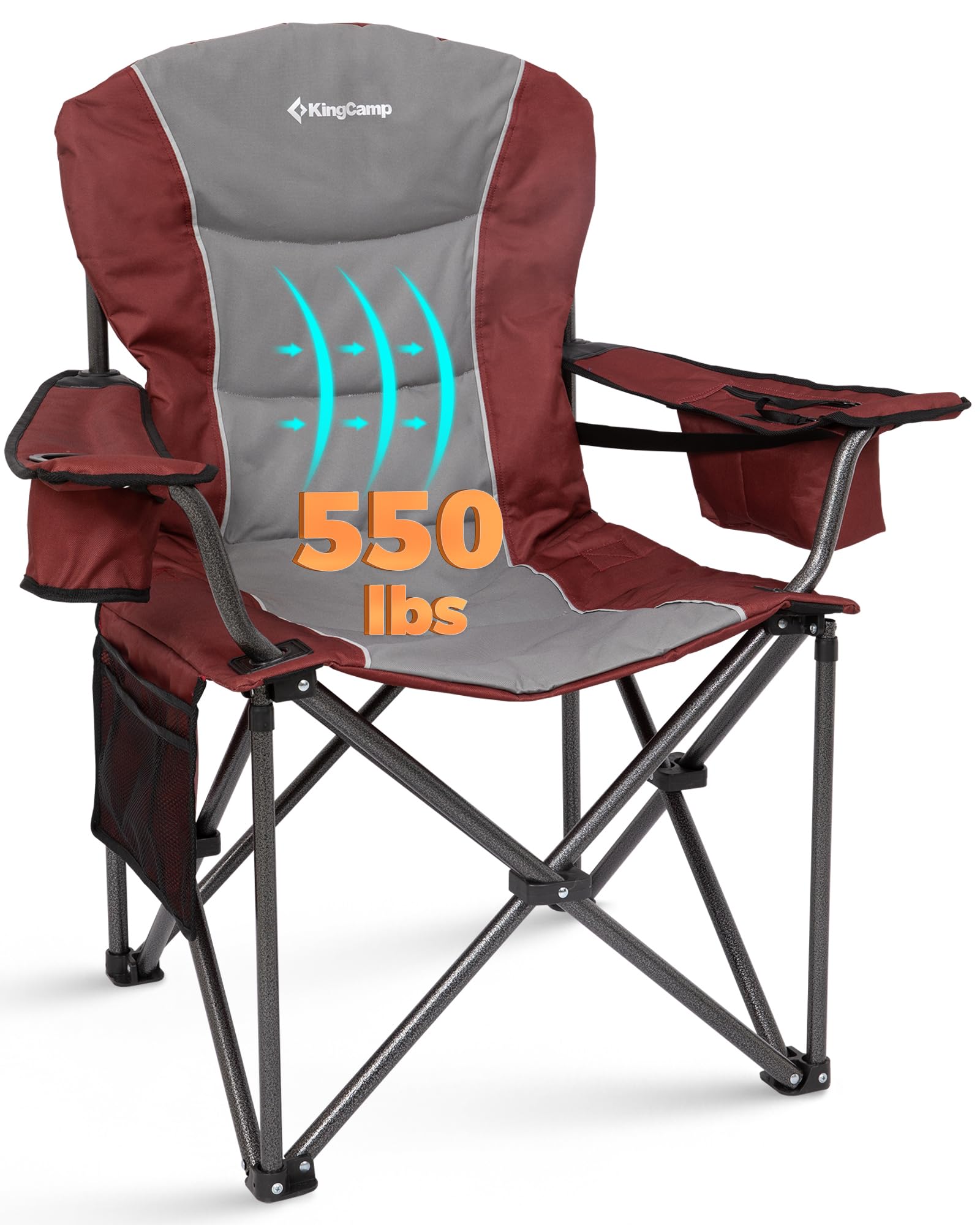 Amazon.com: KingCamp Oversized Camping Chair with Adjustable