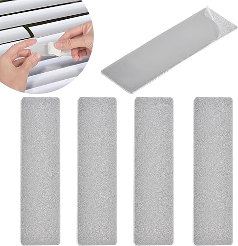 Juego de 4 pestañas de reparación de persianas horizontales de aluminio, listones de repuesto, fijadores de persianas horizontales para persianas