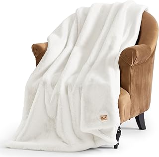 UGG Faux Fur Throw Blanket - Fluffy & Washable
