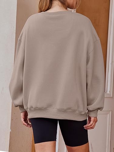 Miniatura 4 de EFAN Sudaderas de manga larga para mujer, cuello redondo, sudadera casual para otoño 2023