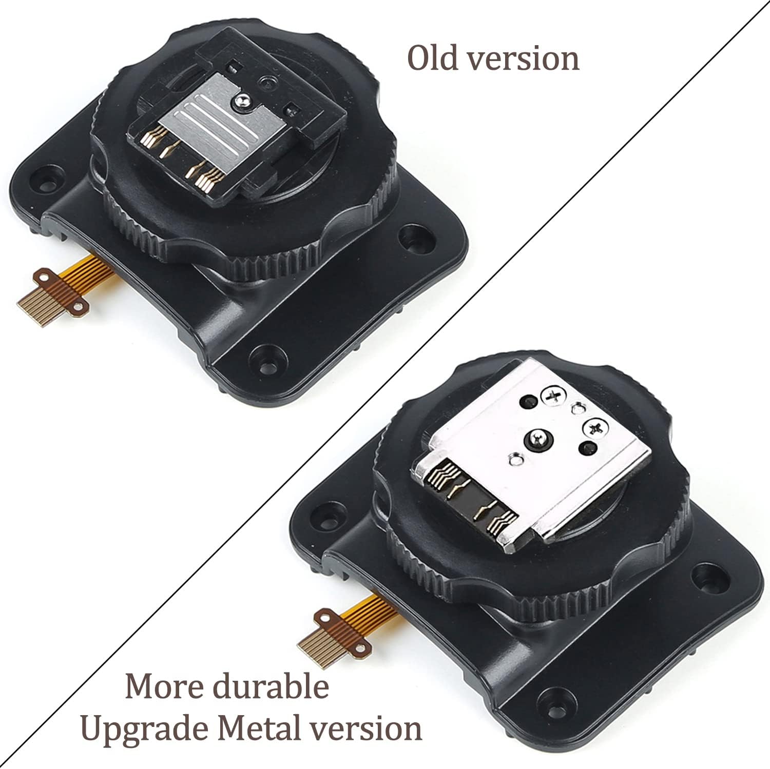 Godox V860II-S Hot Shoe Replacement Mount Foot, Speedlite Flash Repair Parts for V860IIS (for Sony Version) Flash Hotshoe Replacement (Upgrade Metal Version)