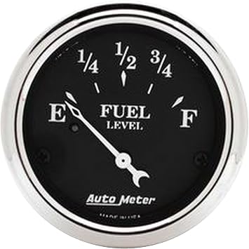 AUTO METER 1717 Old TYME Black Fuel Level Gauge