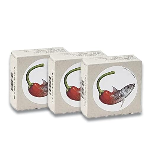 Paté de caballa especiada enlatada de Jose Gourmet, Caballa portuguesa capturada en la naturaleza, paté de pescado enlatado, Omega 3, comercio