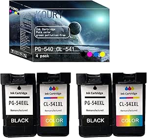 Sostuzione Per Canon PG540 CL541 PG 540 XL CL 541 XL Cartuccia D'inchiostro Per Stampante Pixma MX375 MX395 MG3150 MG3250 MG3550 MG4250
