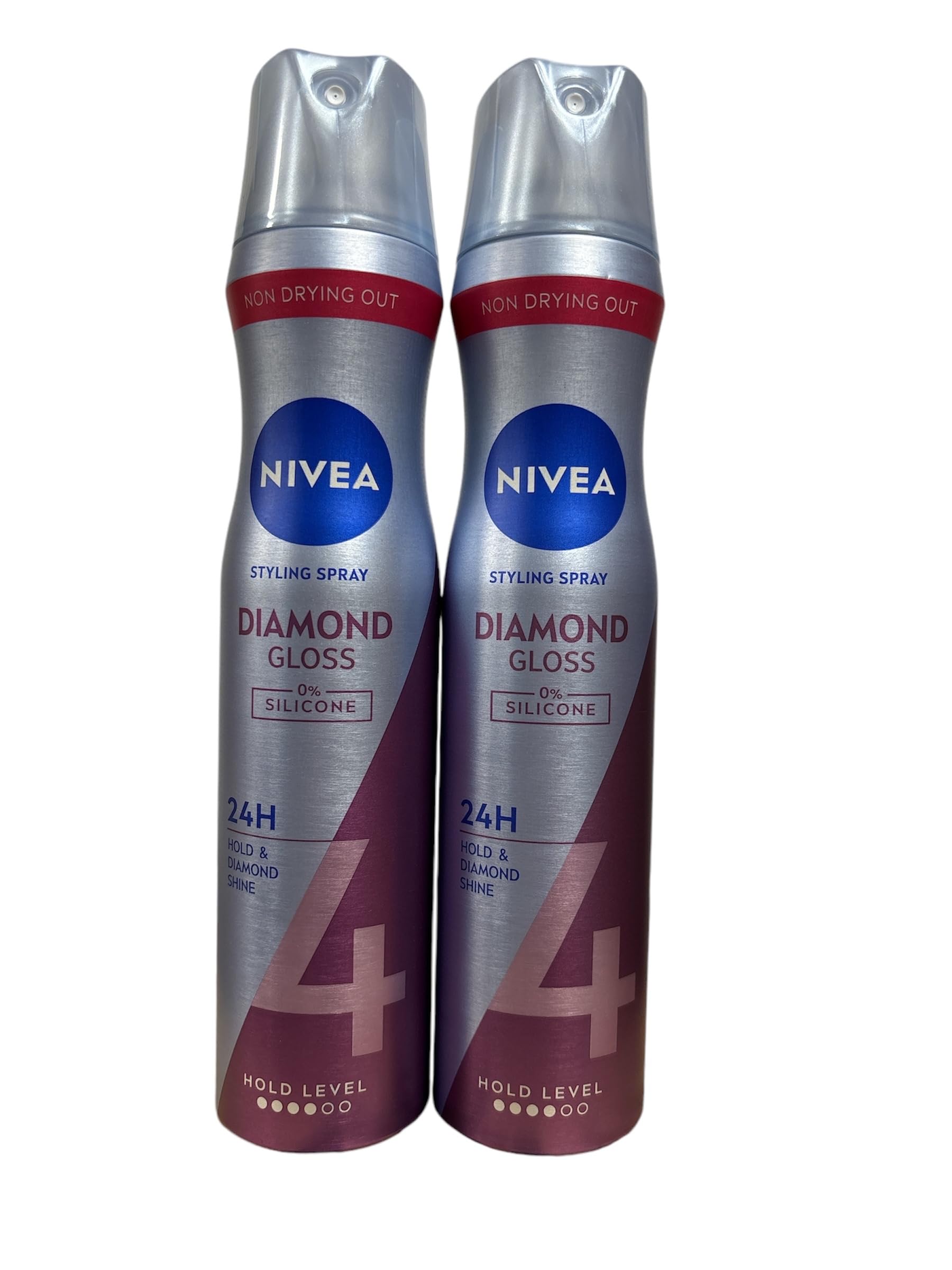 Nivea Spray Per Capelli 250 Ml Diamond Gloss Care Rassoda E Protegge I Capelli Con Una Fissazione Solida, Adatto A Tutti I Tipi Di Pelle, Garantisce Una Facile Pulizia E Un Fissaggio 24 Ore-image