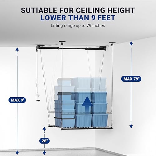 FLEXIMOUNTS Garage Lifting Metal Rack - Thumbnail 3