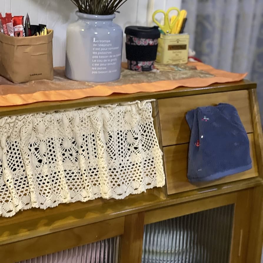 Amazon｜アンティーク風レースカーテンしたシックなレースの透明