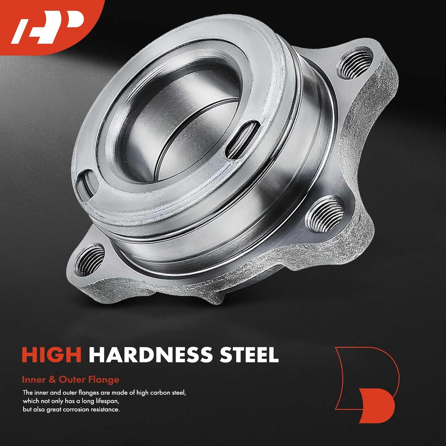 A-Premium 2 x Front Wheel Bearing and Hub Assembly Compatible with Infiniti G35 2004 2005 2006, AWD Only