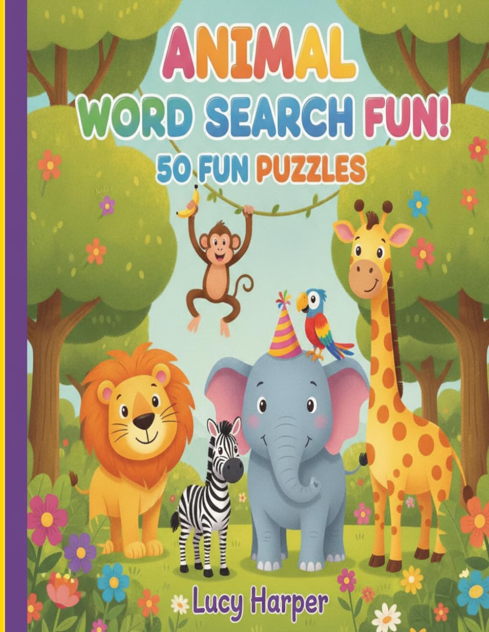 Animal Word Search: 50 Fun Puzzles (Word Searches For Kids)