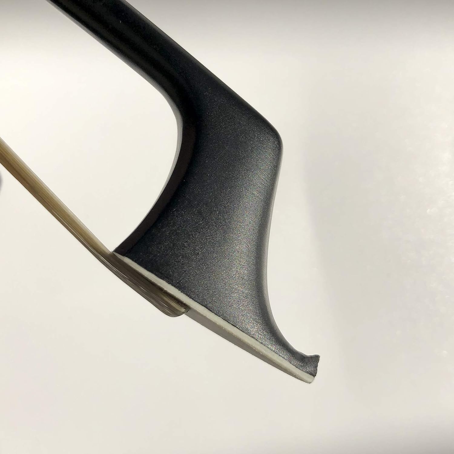 Carbon Fiber 4/4 Cello Bow Unbleached White Horse Hair Art No.VC108 (White Hair)