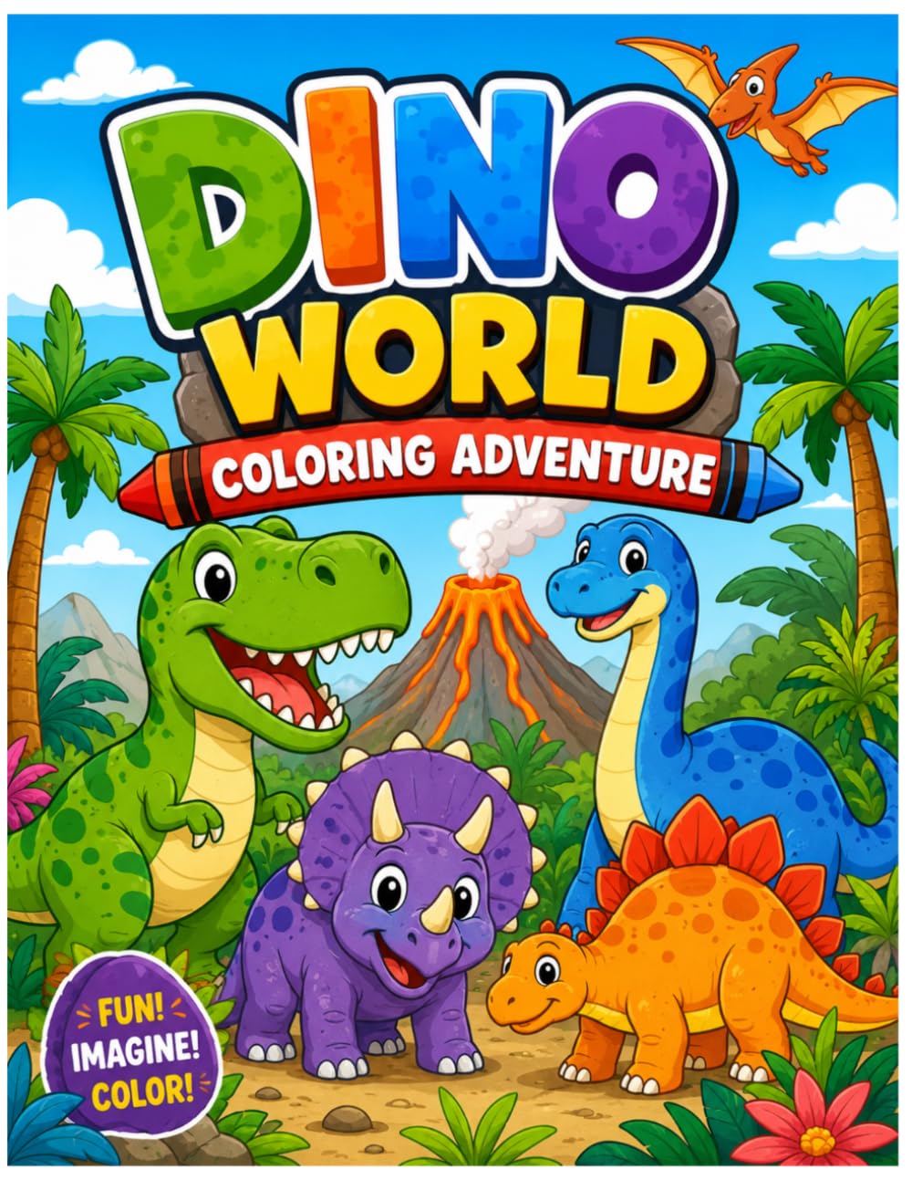Dino World Coloring Adventure