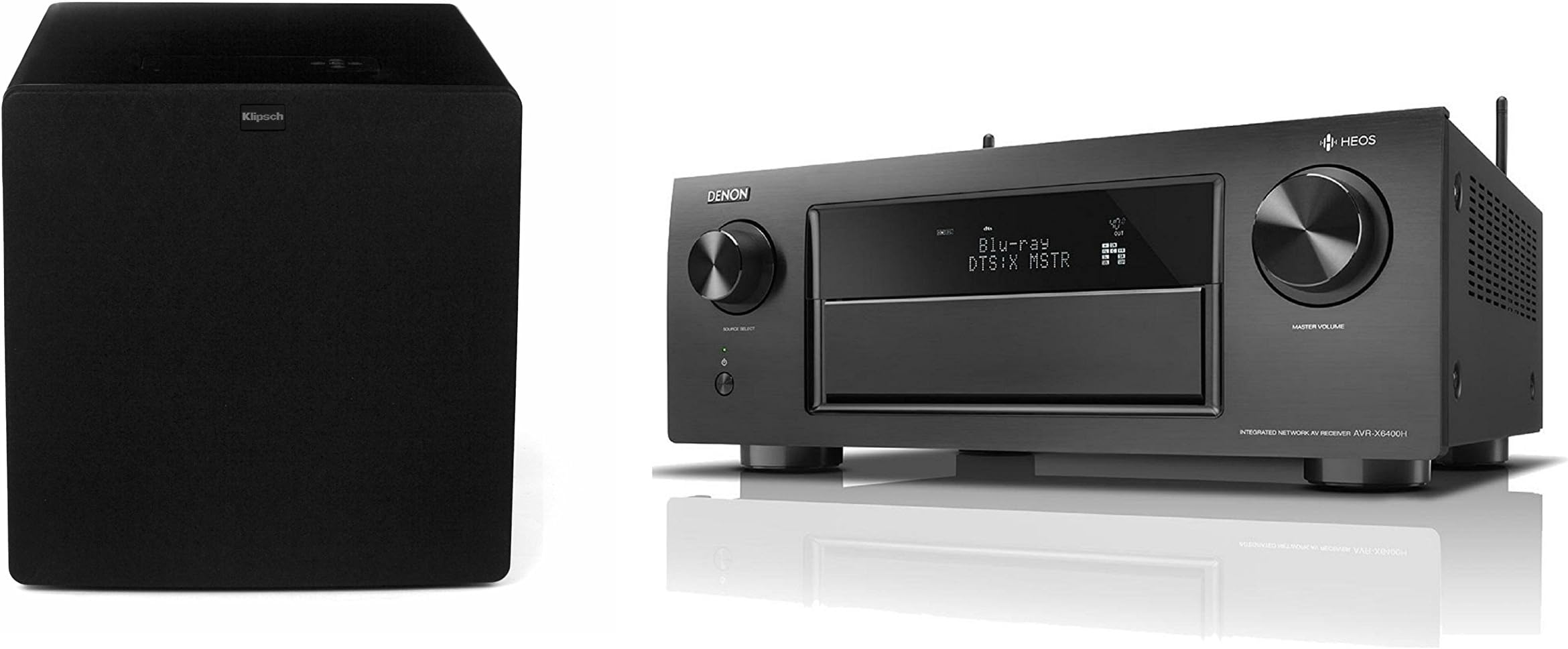 Denon AVR-X6400H 11.2 Channel AV Surround Receiver Bundled with (1) Klipsch SW-311 Subwoofer