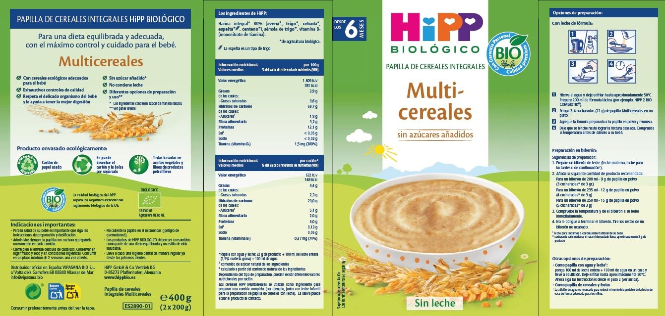 Hipp Multicereales 400G