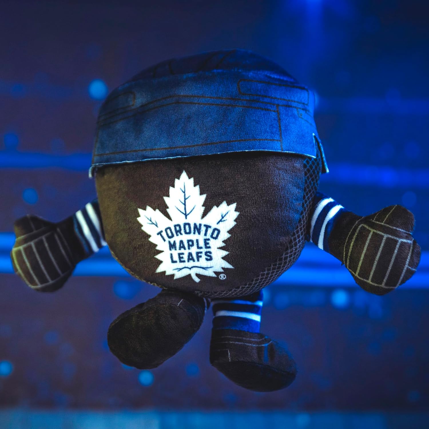 Bleacher Creatures Toronto Maple Leafs 8" NHL Kuricha Hockey Puck Sitting Plush - Soft Chibi Inspired Plush