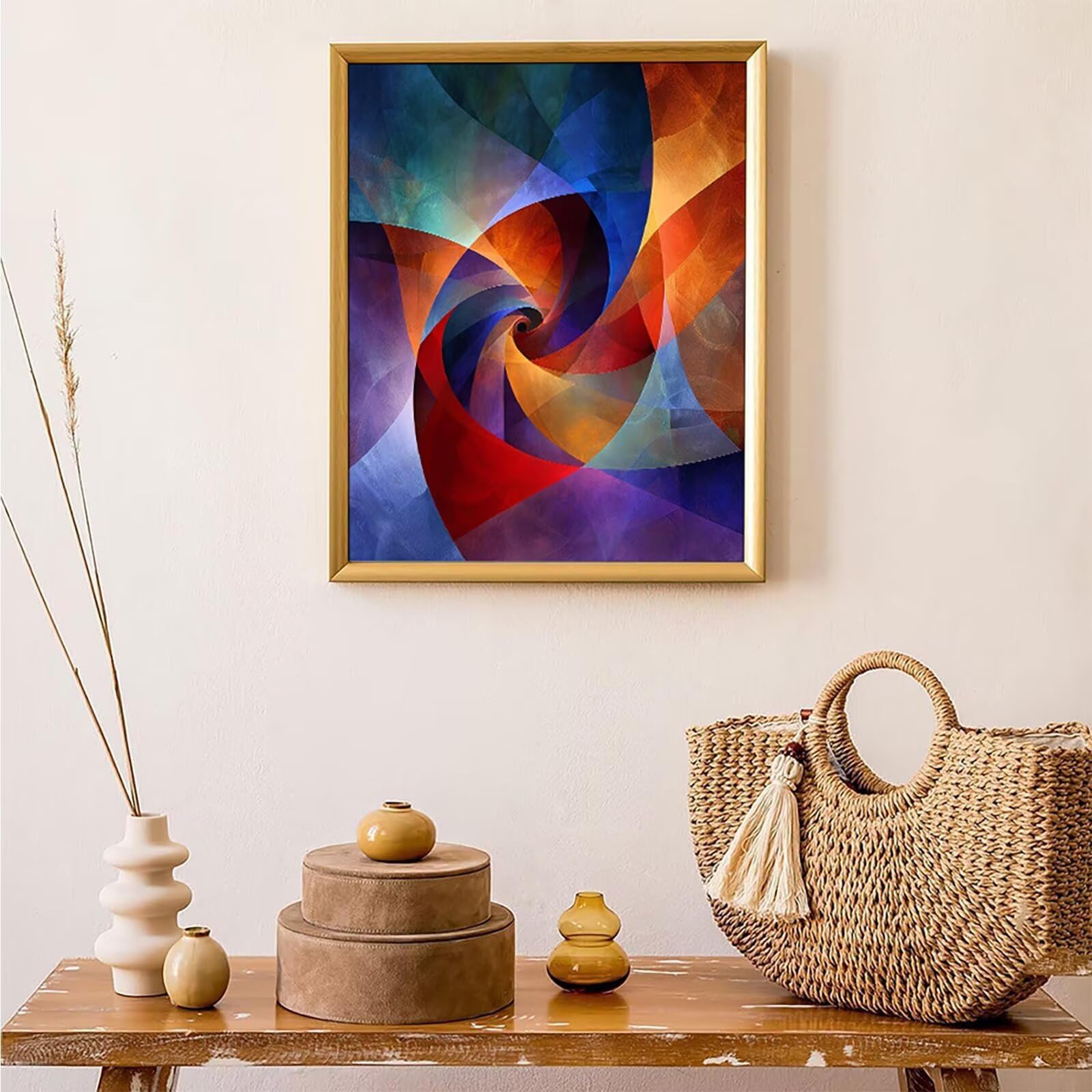 Diamond Painting Modello, Diamond Painting Erwachsene Vortice Bastelset, DIY Diamant Malerei Runder Vollbohrer Diamanten Kinder Malerei Stickerei Kreuzstich Dekoration, Geschenk 90 x 120 cm PJY9 6-6