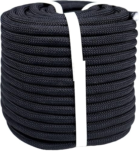 Miniatura 2 de Cuerda trenzada de poliéster arborista (38 pulgadas x 150 pies) de alta resistencia para exteriores, para escalada, senderismo, camping, columpio,