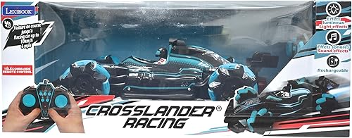 Miniatura 6 de Lexibook, Crosslander Racing, Coche de carreras a control remoto, Fórmula 1, hasta 6.2 mih, efectos de luz y sonido, chorro de humo, control remoto