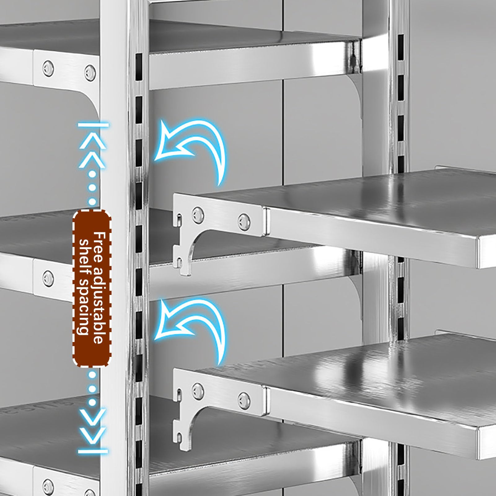 Scaffale Porta Pentole,Organizzatore Regolabile Molti Livelli | Portaoggetti Autoportante con Ripiani Rimovibili,Soluzione Salvaspazio per Mobili Sottolavello,Coperchi e Accessori da Cucina