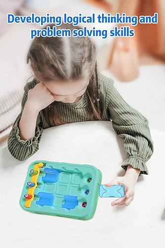 Miniatura 4 de Juego de solución Marble Run, juguete educativo STEM para niños y niñas, juego de construcción de rompecabezas, cumpleaños, impulsa el pensamiento