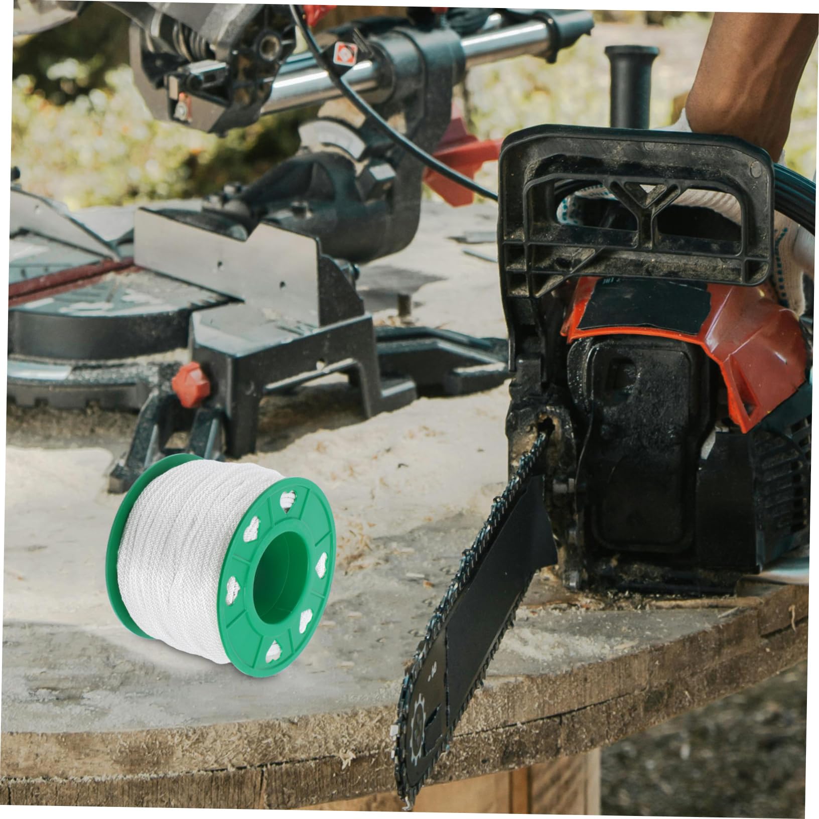 TOYANDONA 1rollo Cuerda De Arranque De Motosierras y Cortacésped De Nylon para Jardinería y Mantenimiento De Motores Pequeños Longitud Versátil para Diversas Aplicaciones