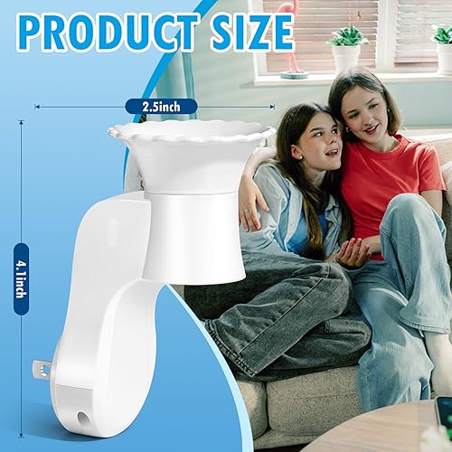 Miniatura 6 de FIRIK WallFlower - Enchufe de fragancia de pared compatible con recambios de flores de pared de Bath and Body Works, certificado ETL, accesorios de