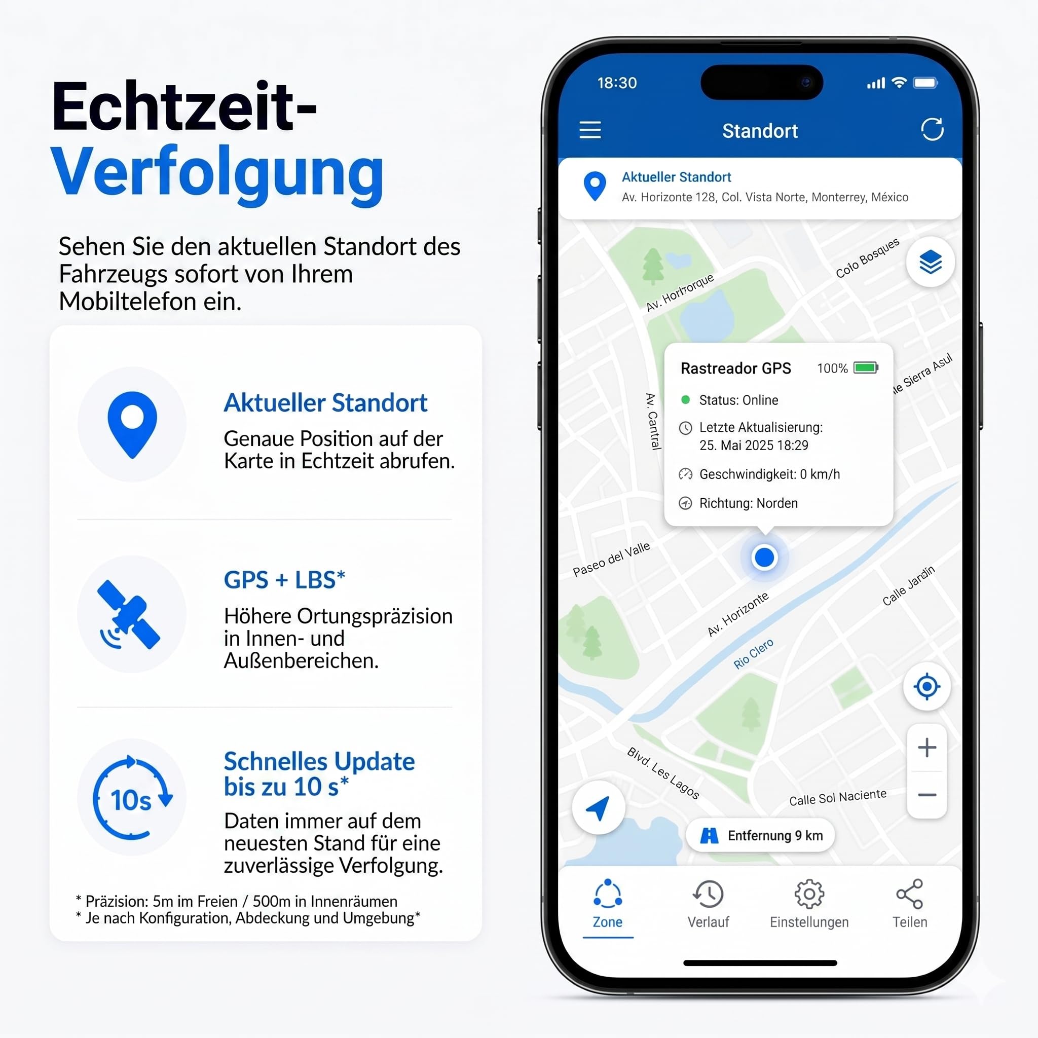 Winnes Localizzatore GPS per auto senza ABO, localizzatore GPS 4G con magnete, localizzazione in tempo reale tramite app, 20.000 mAh, con 240 giorni di standby, trasmettitore GPS per auto, moto