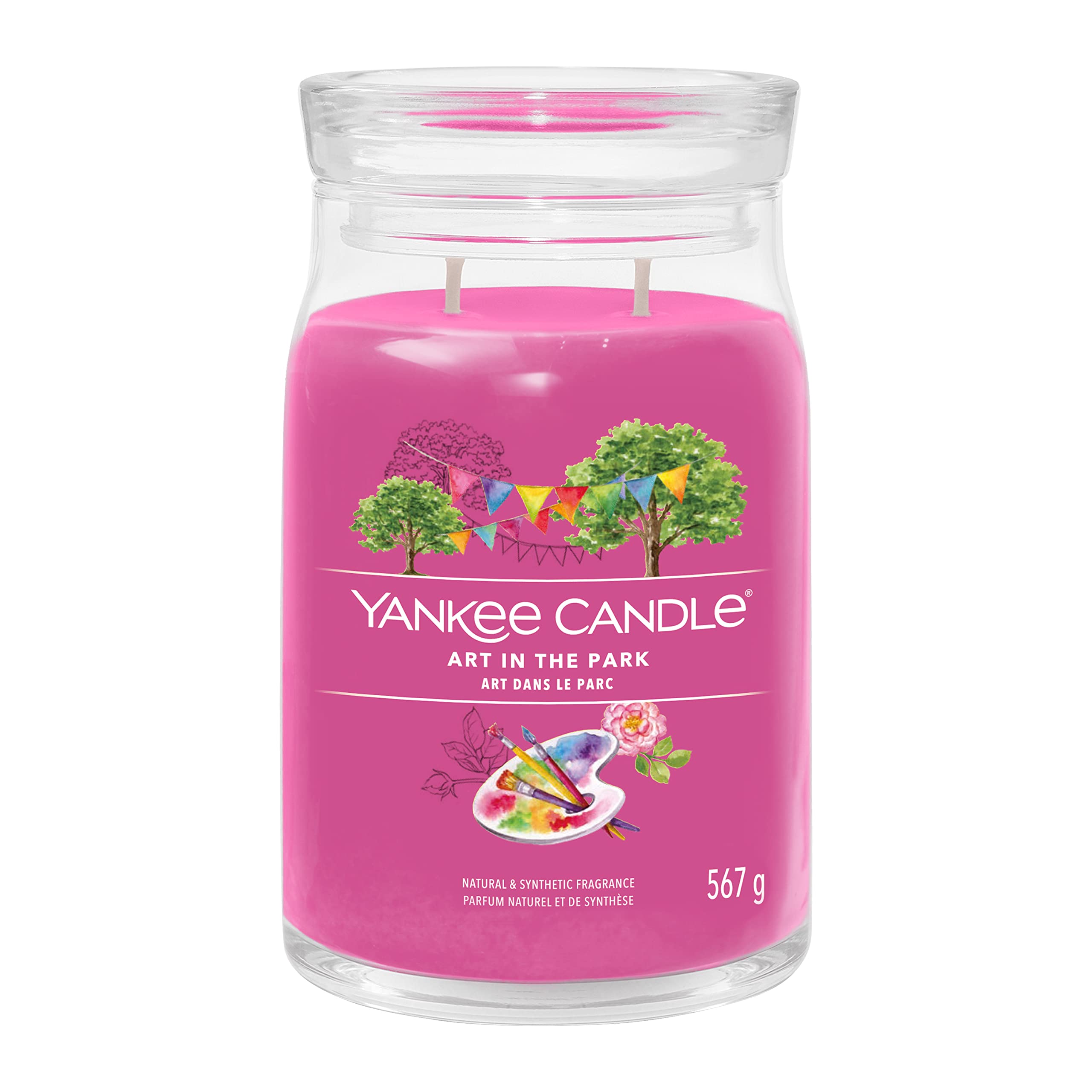 Yankee Candle Signature Scented Candle | Art in The Park Large Jar Candle with Double Wicks | Soy Wax Blend Long Burning Candle | Perfect Gifts for Women