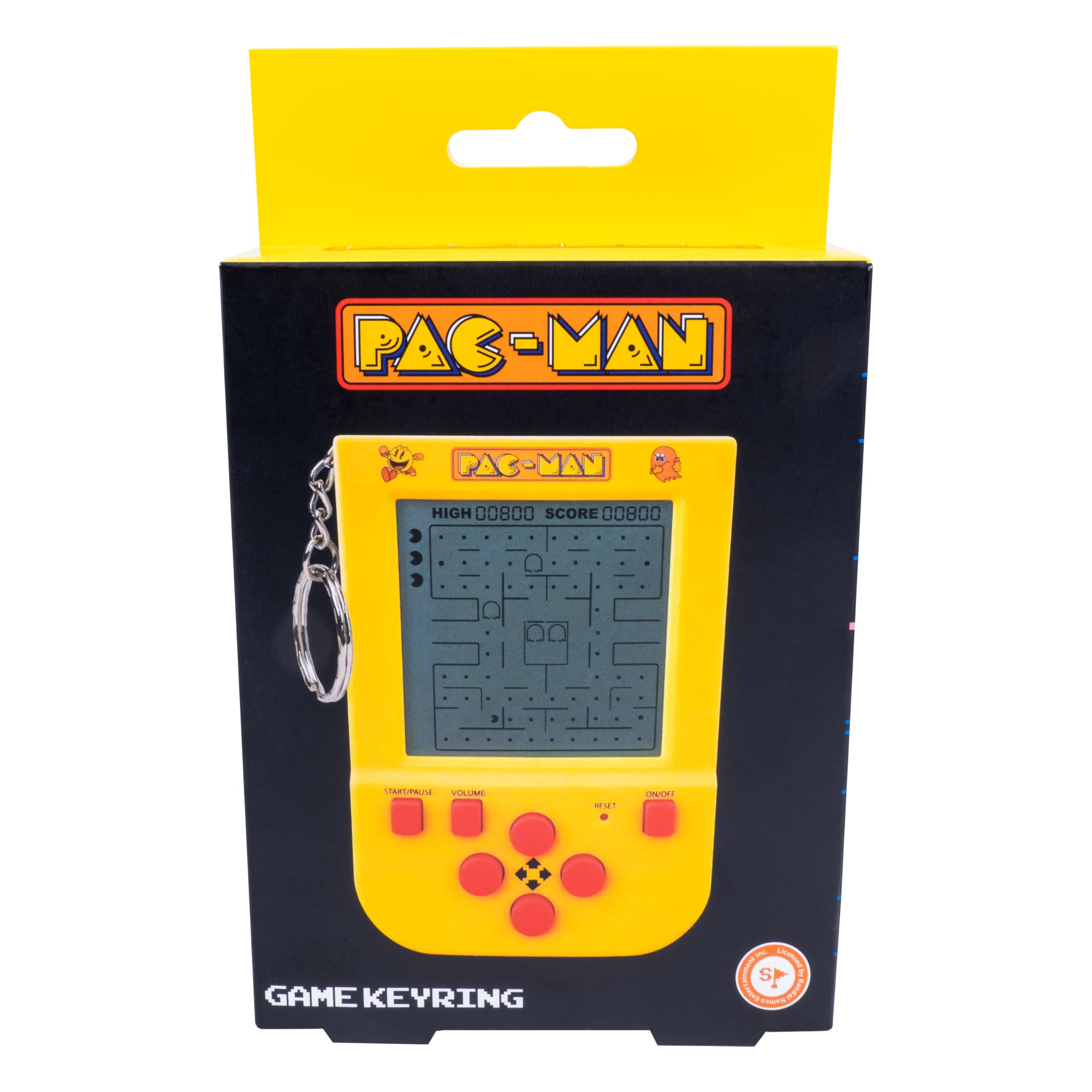 PAC-MAN Mini Arcade Keychain with LCD Screen & Directional Controls. Original PAC-MAN Gameplay & Sounds. Classic Retro Pocket Game - Image 4