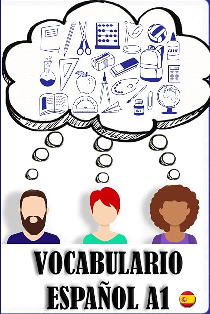 Portada de Vocabulario A1 Español: Ejercicios De Vocabulario Para Principiantes