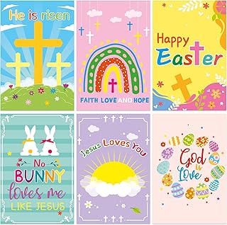 ceiba tree Easter Cards with Envelopes Religious Cards Blank Inside Kids Adults Happy Easter Gifts and Festival Greeting Cards 36Pcs