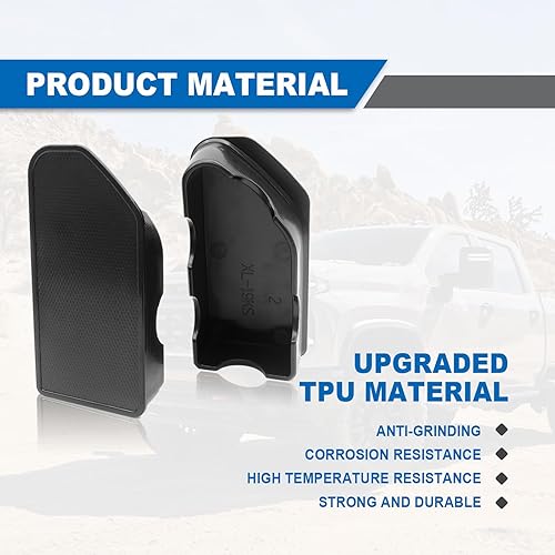 Miniatura 4 de Fundas de bolsillo para estaca para riel de cama, compatibles con GMC CanyonChevy Colorado 2015, 2016, 2017, 2018, 2019, 2020, fundas traseras para