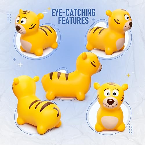 Miniatura 5 de Juguete inflable para saltar al aire libre e interior en gorila para bebé, regalo de cumpleaños de Navidad para niños de 18 meses, 2, 3, 4 años, con