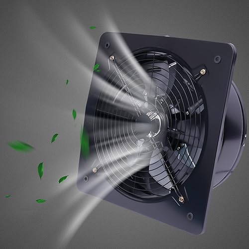 Gdrasuya10 Ventilador a prueba de explosiones Ventilador de 16 pulgadas, ventilador de ventilador utilitario de 750 W, 4700 CFM, ventilador de flujo