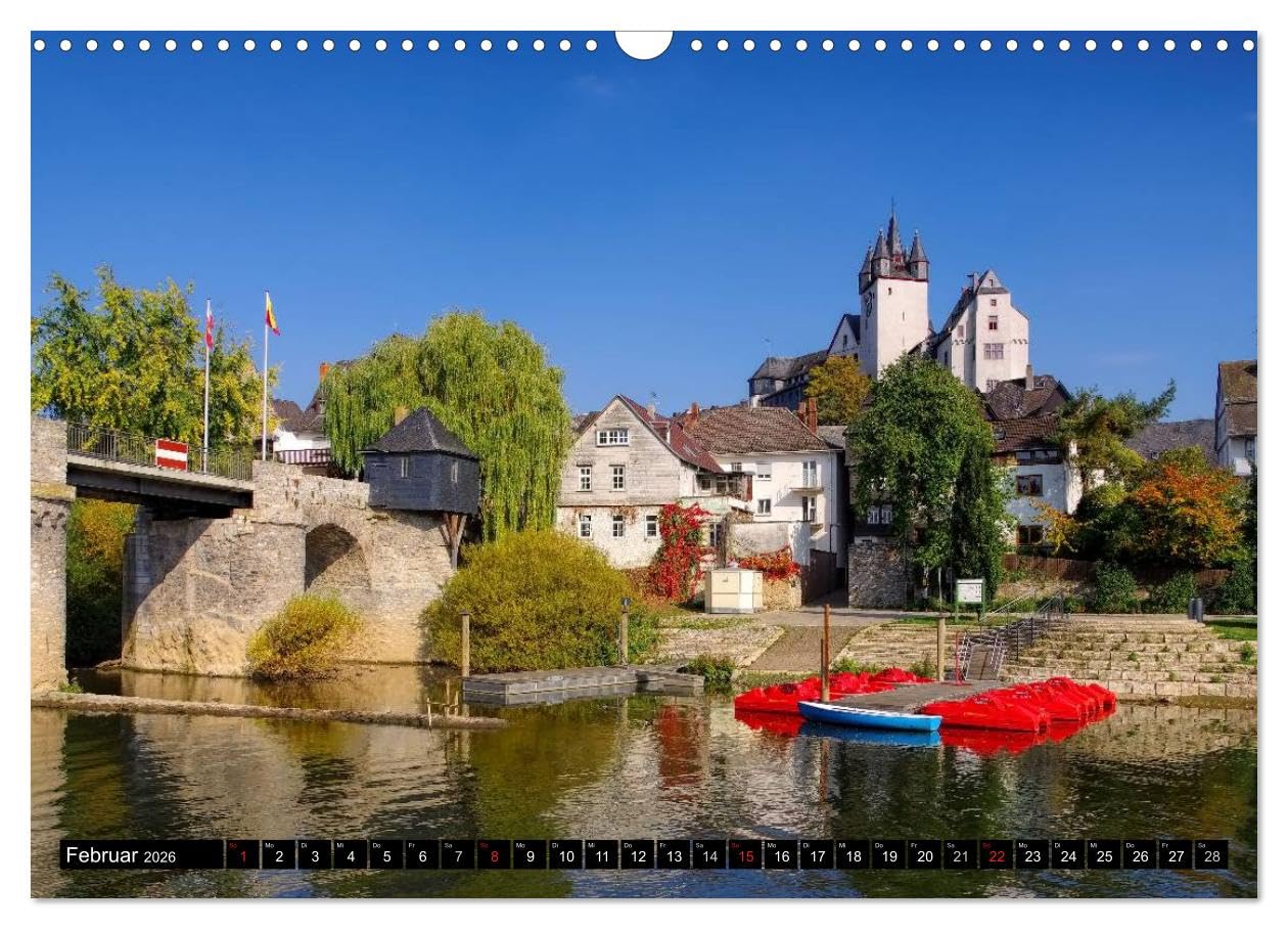 Die Lahn - Zauberhafte Orte rund um Limburg (Wandkalender 2026 DIN A3 quer), CALVENDO Monatskalender: Abwechslungsreiche Fotos aus dem Lahntal (CALVENDO Orte)
