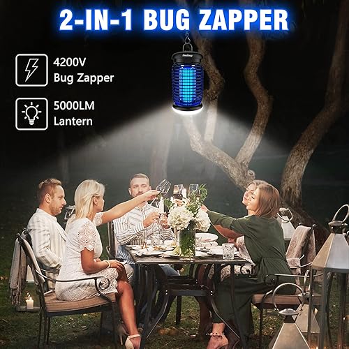 Miniatura 3 de 1 paquete de exterminador de insectos + 1 paquete de matamoscas eléctrico