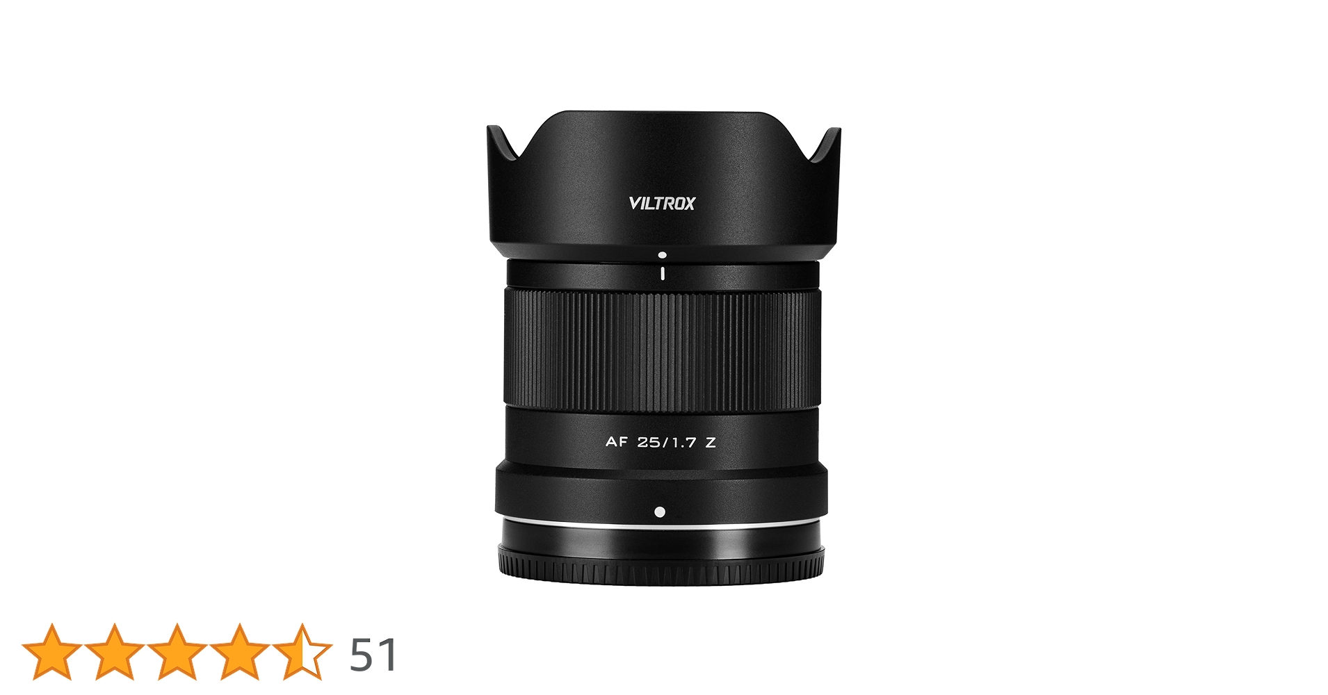 Amazon.co.jp: VILTROX AF 25mm F1.7 Z マウント レンズ 小型