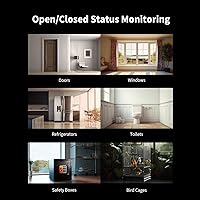 Vista 6 de Aqara Sensor de Puerta y Ventana P2, Matter Over Thread, Requiere Enrutador Fronterizo Thread, Sensor de Contacto con Alarma Remota y Automatización