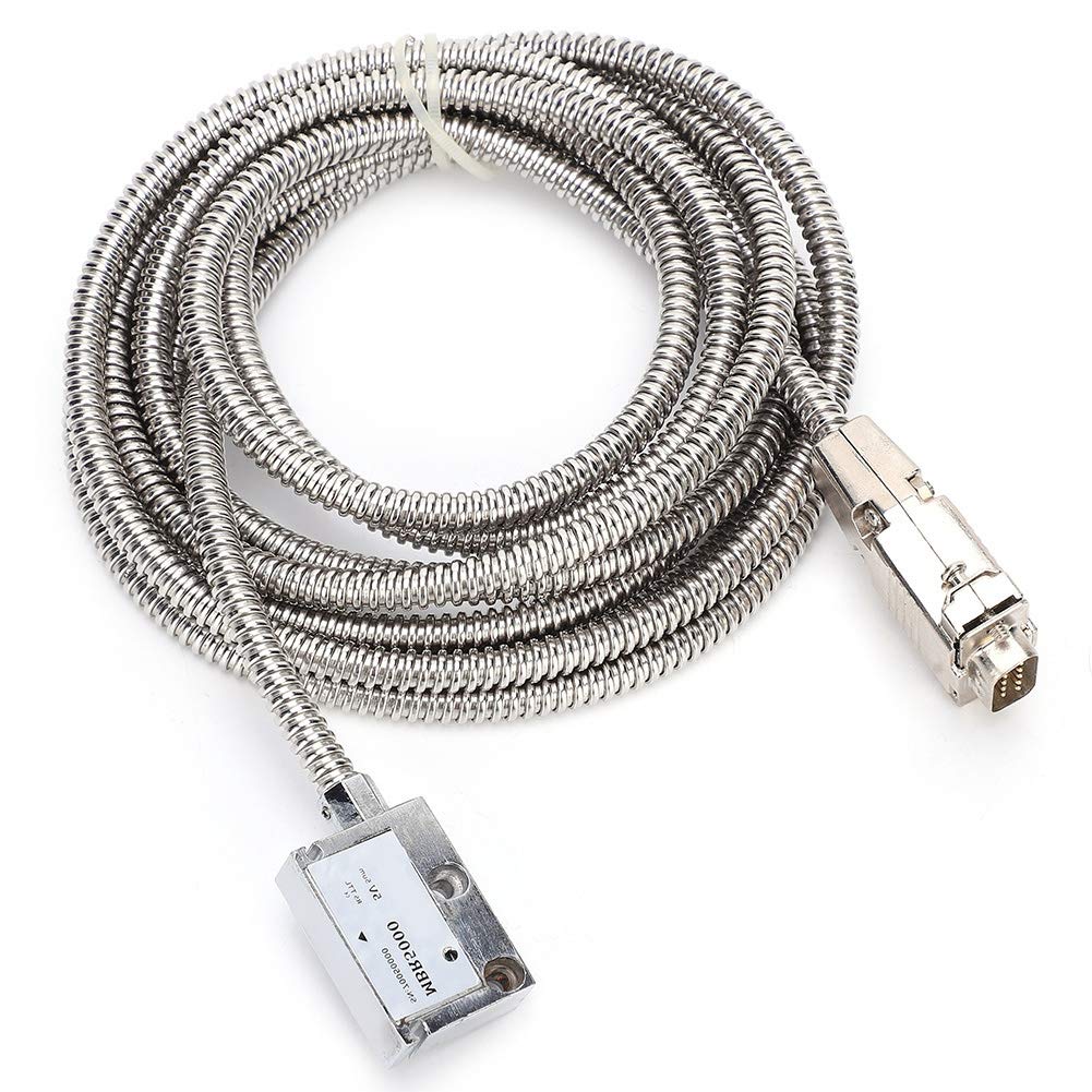 FTVOGUE Magnetyczny Enkoder Liniowy Głowica Odczytująca Frezarka ze Stopu Aluminium Enkoder Liniowy Rozdzielczość 5 μm Kabel DC5V IP67 o Długości 9,8 Stopy do Frezowania Maszyn do Szlifowania Kamienia