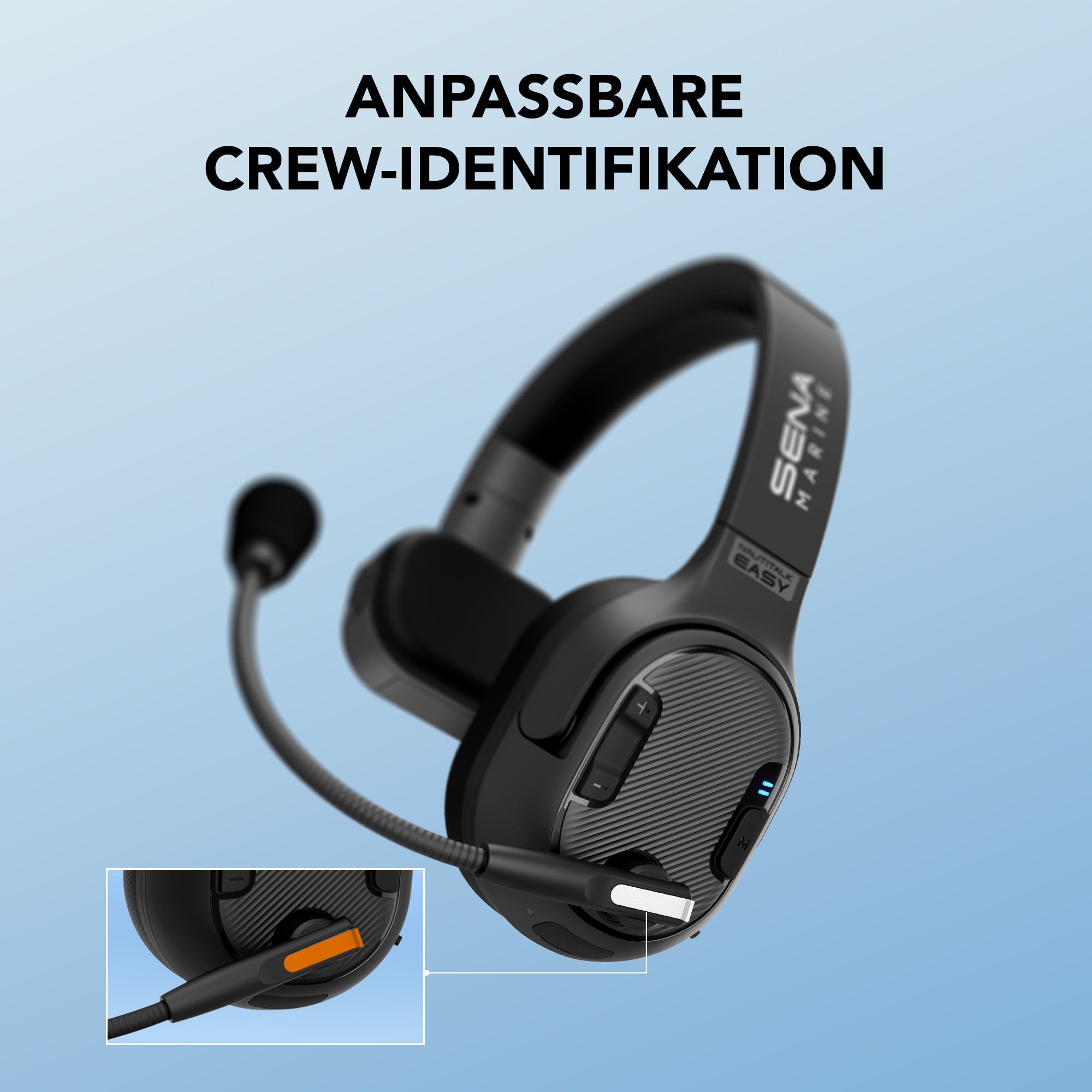 Sena Nautitalk Easy Mono Ohr-Mesh-Intercom-Kommunikations-Headset