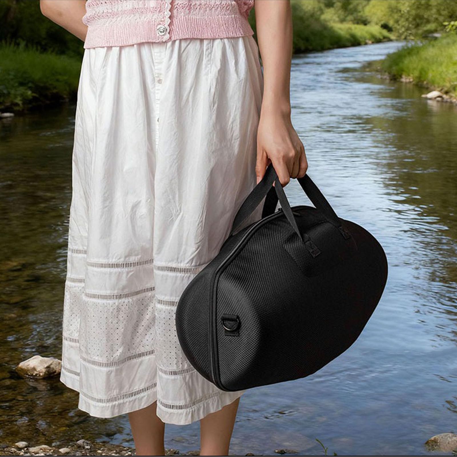 Wasserabweisende Lautsprecher Tragetasche Stoßfest Tragbare Eva Aufbewahrungstasche Für Boombox 4 Organizer wasserdichte Eva Hülle