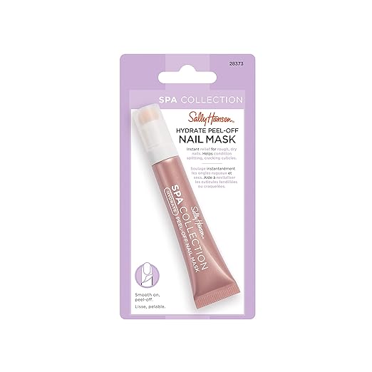 Sally Hansen Spa Collection, Peel-Off Nail Mask, Hydrating Nail Treatment, Infused with Hyaluronic Acid, Instant Relief