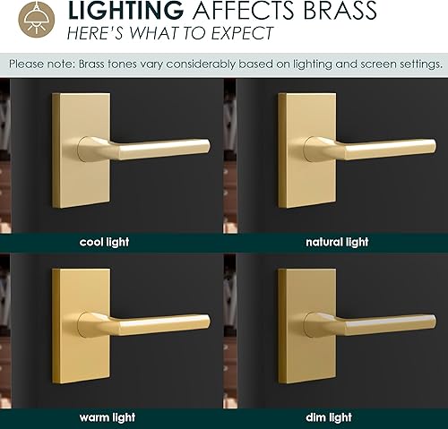 Miniatura 4 de Mega Handles Glamour - Manija falsa para armario o puertas francesas, manijas de puerta de un solo lado, sin giro, se adapta a todos los tamaños de