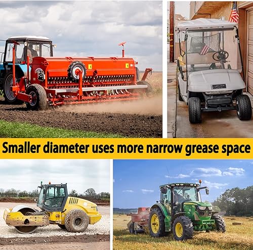 Miniatura 7 de AORRZER Acoplador de pistola de grasa, 2 unidades, acopladores de pistola de grasa de bloqueo fuerte, acoplador de alta presión de 12000 PSI de